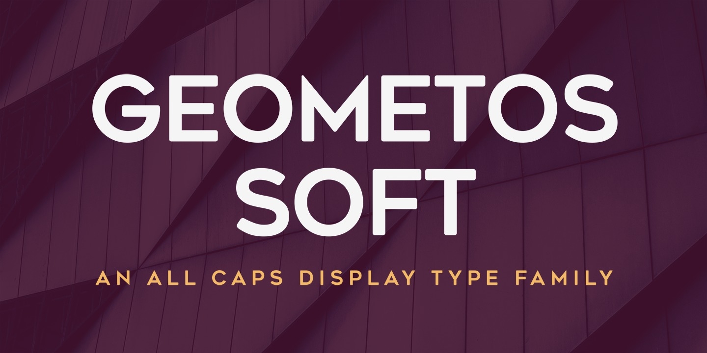 Przykładowa czcionka Geometos Soft #1